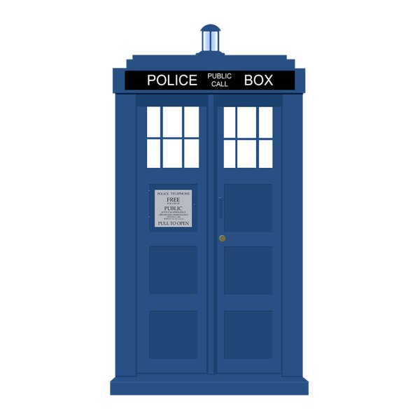 Tardis Police Box табличка