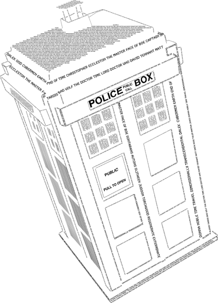 Тардис раскраска