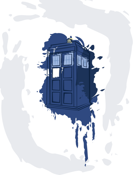 Тардис тату эскизы