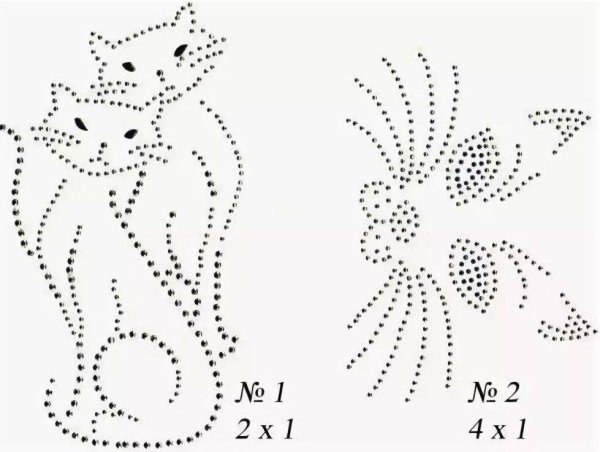 Орнамент для точечной росписи контурами