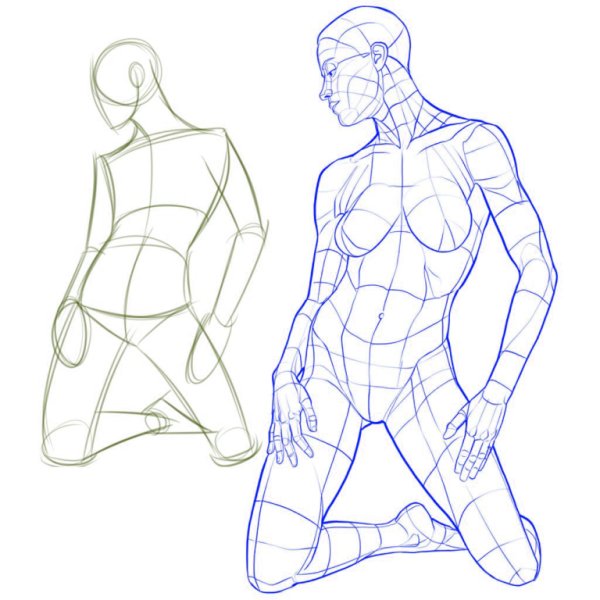 Тело человека для рисования