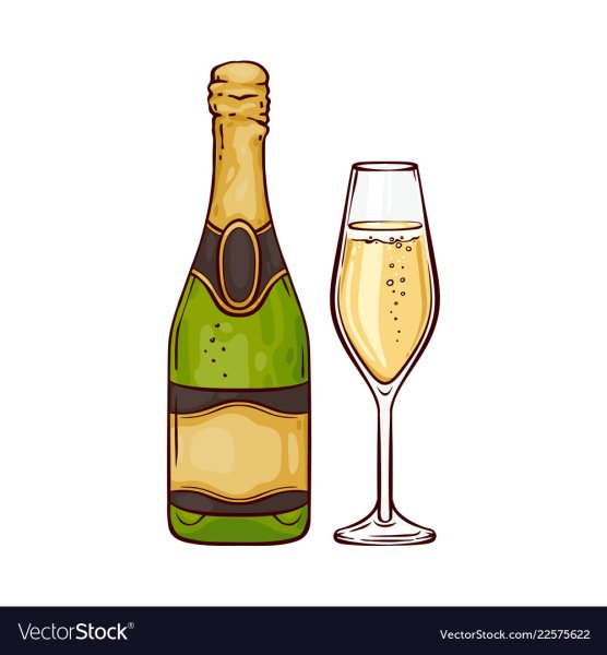 Советское шампанское рисунок