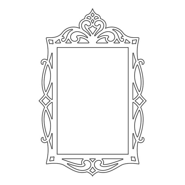 Зеркало раскраска