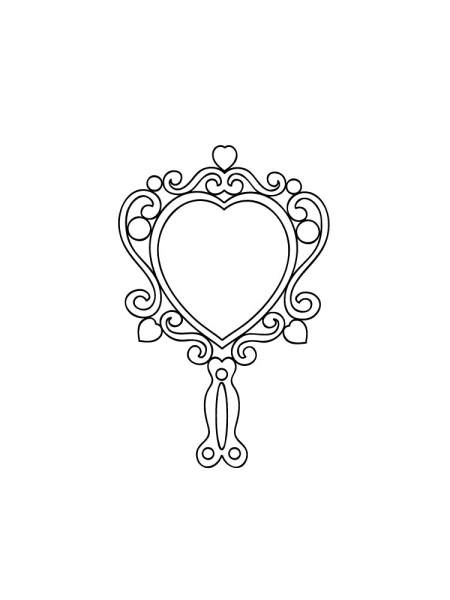 Как нарисовать зеркало легко