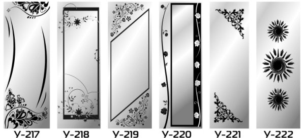 Зеркальце раскраска