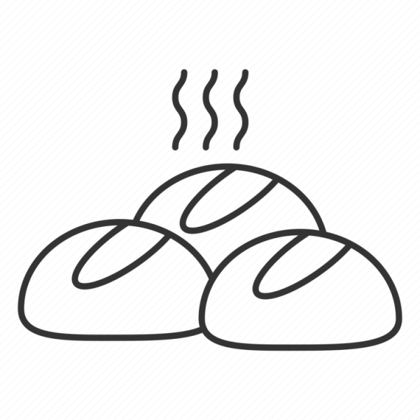 Пирожки раскраска