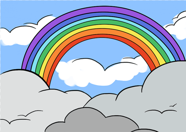 Радуга рисунок