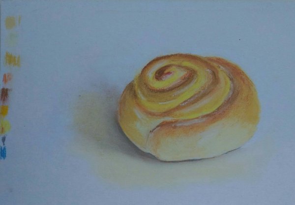 Булочки акварелью