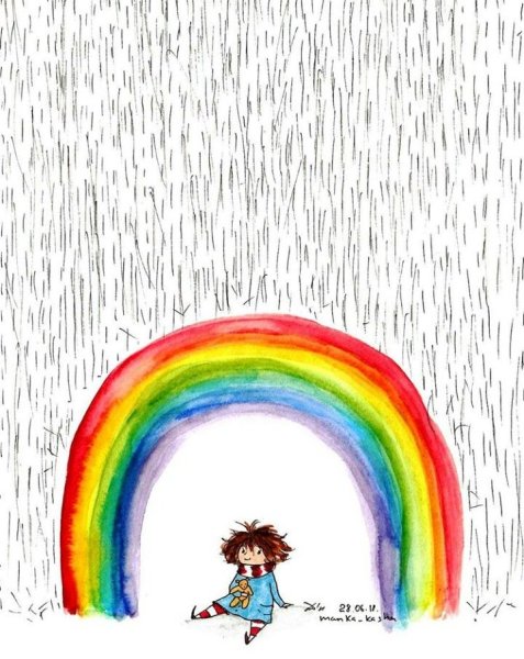 Радуга рисунок