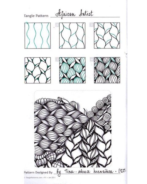 Зенарт узоры для начинающих