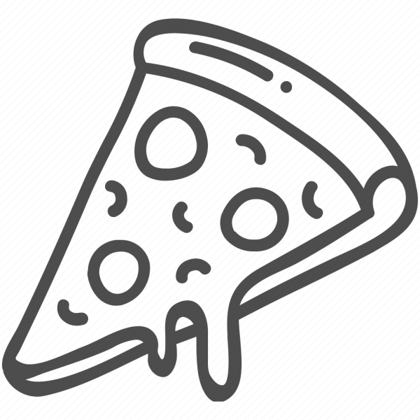 Пицца трафарет