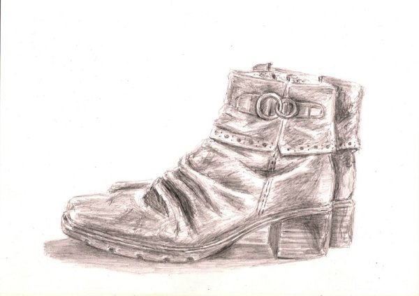 Ботинки карандашом