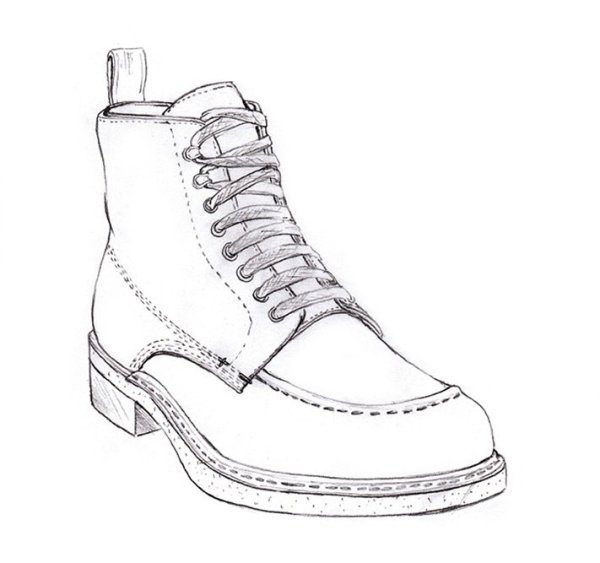 Наброски ботинок