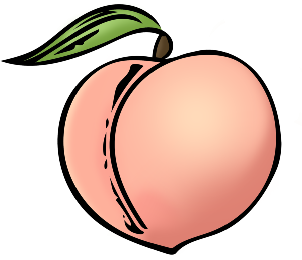 Персик контур