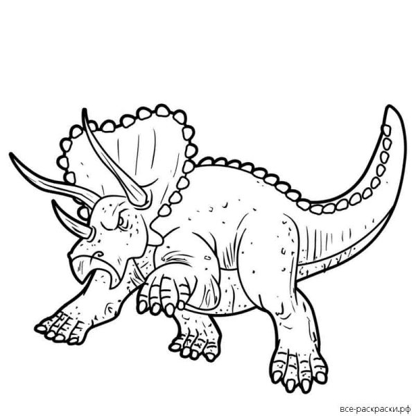 Трицератопс для детей