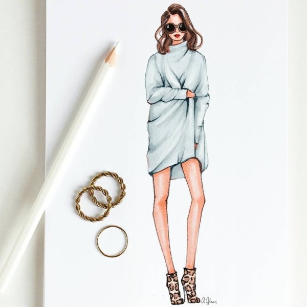 Стильные скетчи