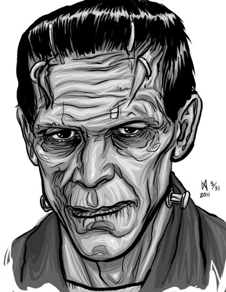 Рисунок Франкенштейна