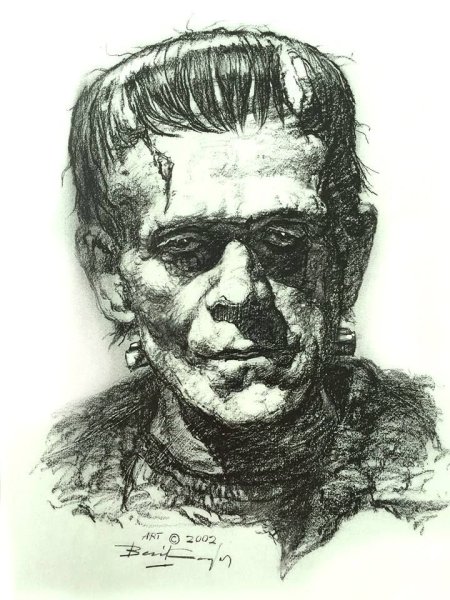 Рисунок Франкенштейна