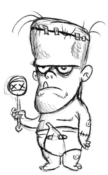 Франкенштейн карандашом