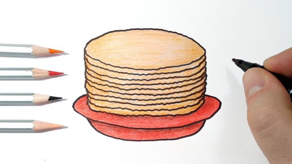 Блины карандашом