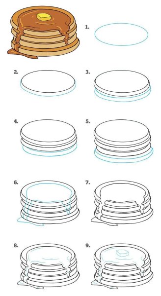 Блины мультяшные