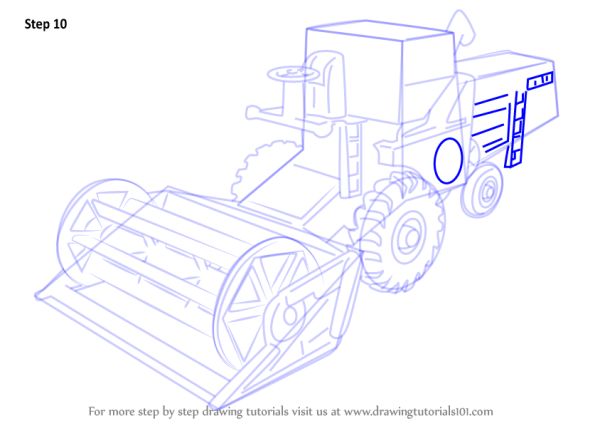 Комбайн рисунок