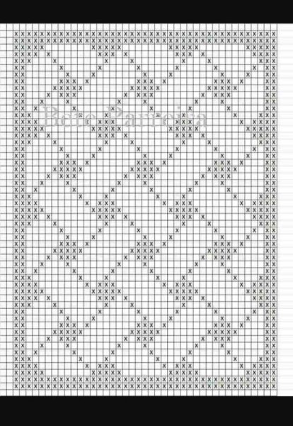 Орнаменты для вязания пледов