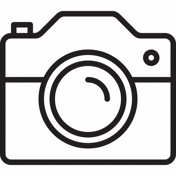 Рисованный от руки фотоаппарат