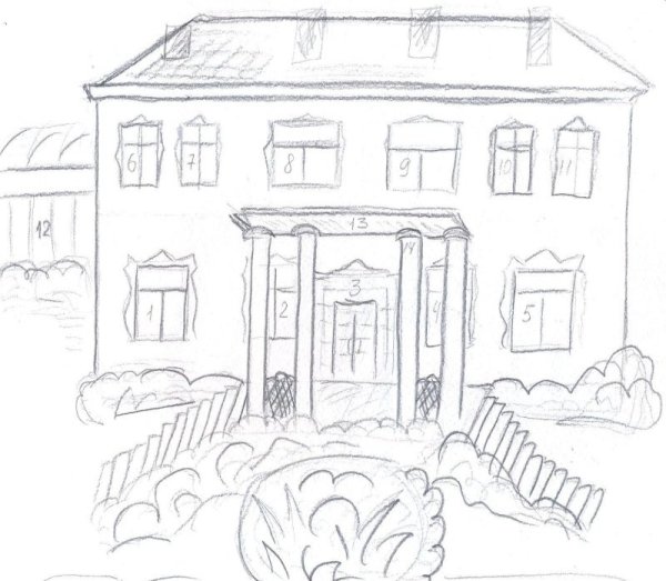 Усадьбы и парки Москвы раскраска