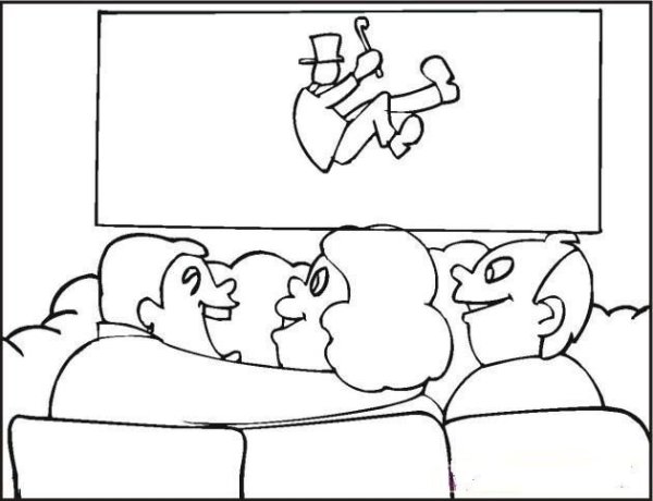 Нарисовать кинотеатр