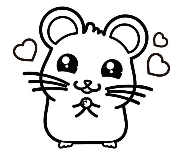 Хомячок мультяшный