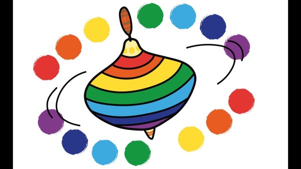 Юла для детей мультяшная