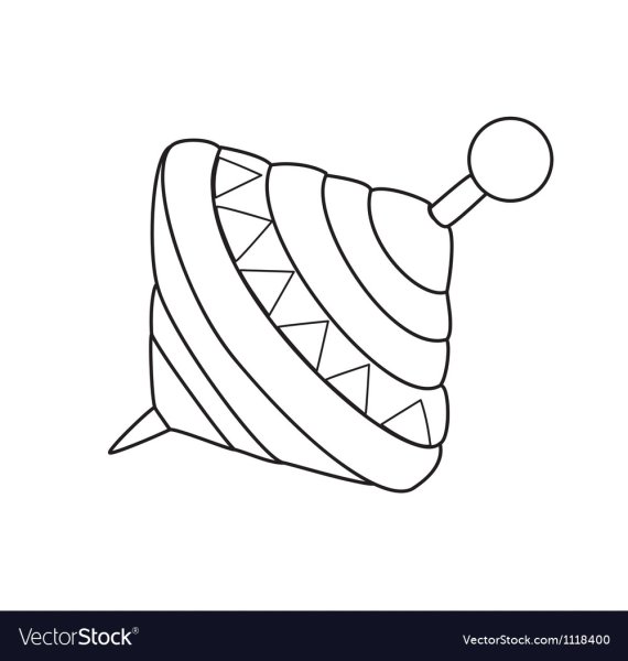 Юла раскраска