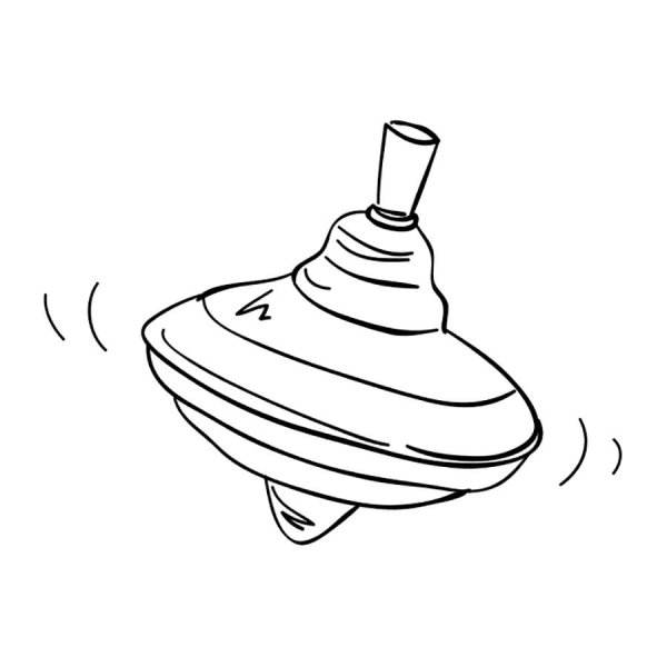 Юла рисование