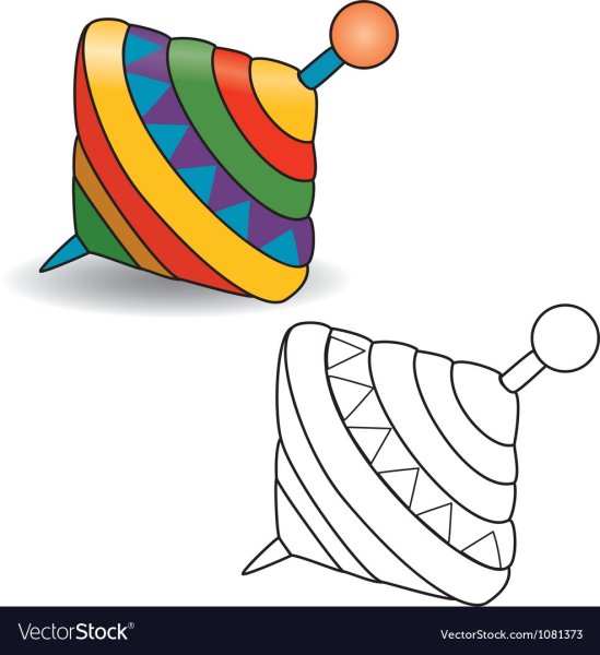 Юла игрушка раскраска