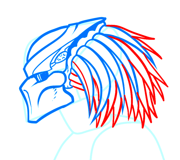 Хищник рисунок карандашом для срисовки