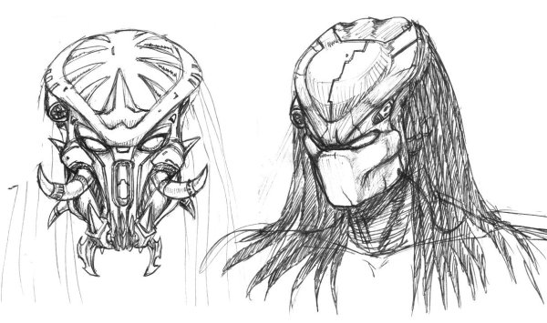 Хищник рисунок