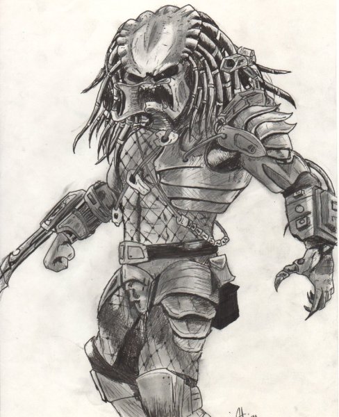 Хищник эскиз