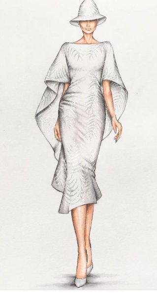 Эскизы платьев