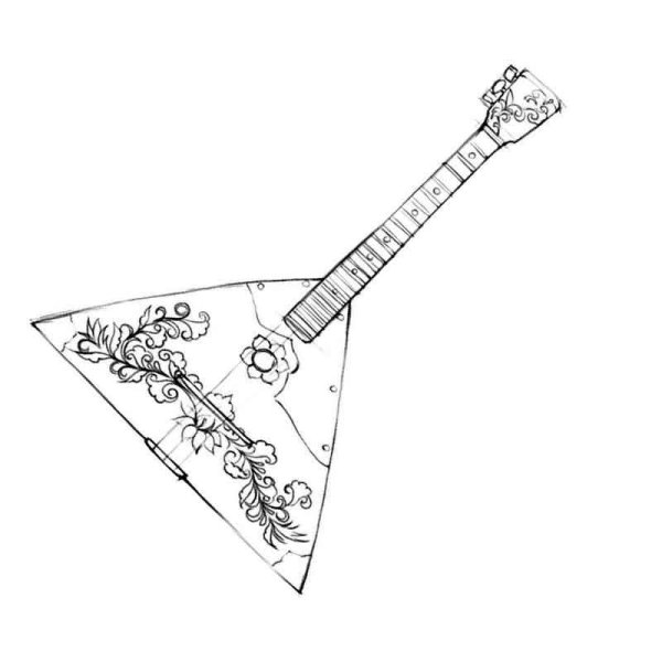 Балалайка контур