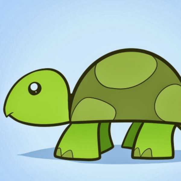 Черепаха для срисовки