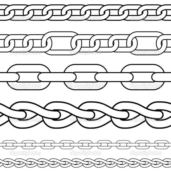 Цепь карандашом