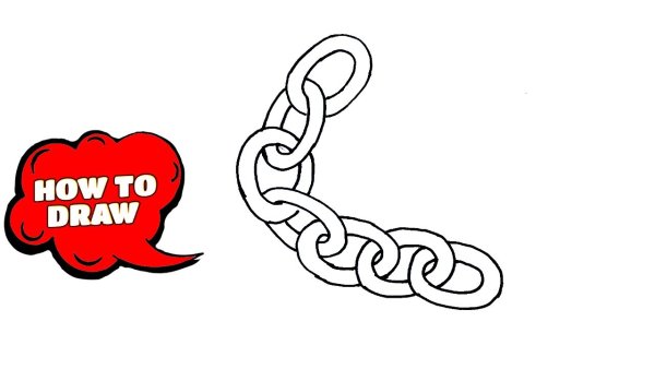 Цепь нарисованная рисунок детские