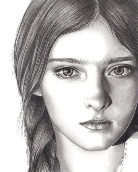 Примроуз Эвердин карандашом