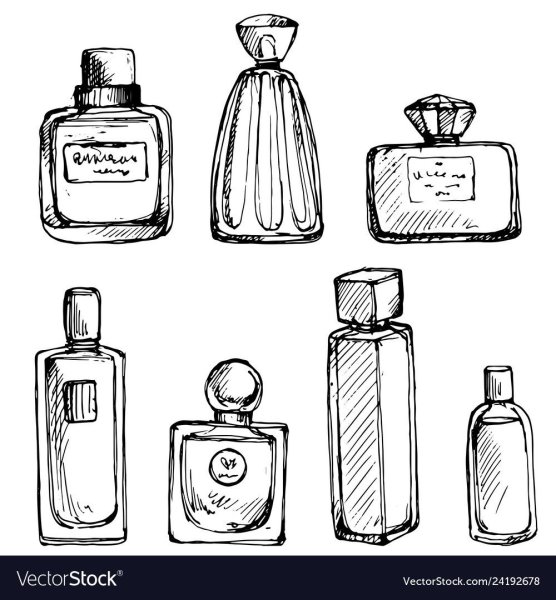 Духи нарисованные