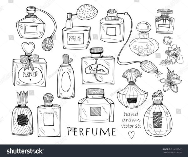 Раскраски косметика духи