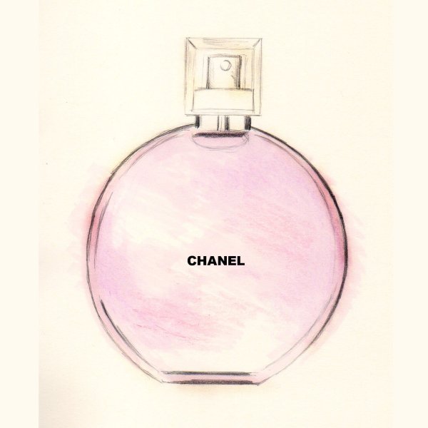 Духи Шанель Рисованные