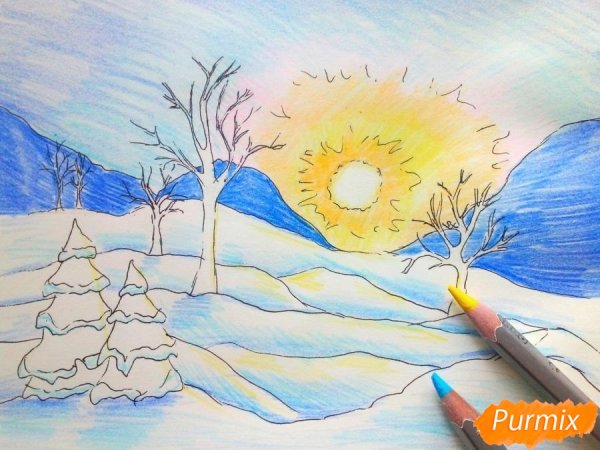 Рисунок утро