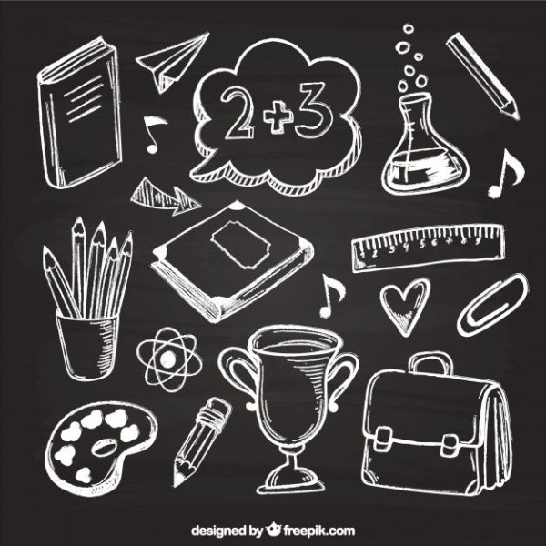 Рисунки мелом