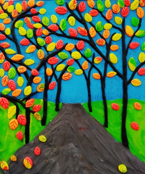 Пластилинография бабочка